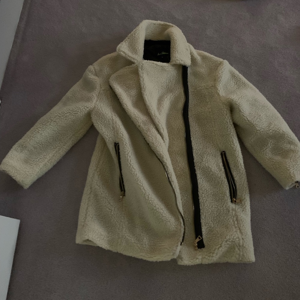 Women’s Sam Edelman fuzzy coat size M